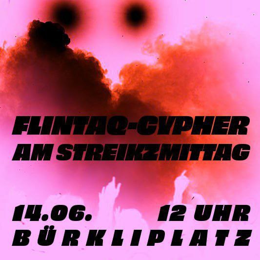 FLINTAQ-Cypher 14.06 12:00 Uhr Bürkliplatz